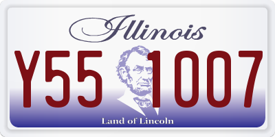 IL license plate Y551007