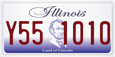IL license plate Y551010