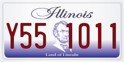 IL license plate Y551011