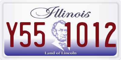 IL license plate Y551012