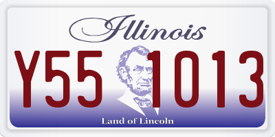 IL license plate Y551013