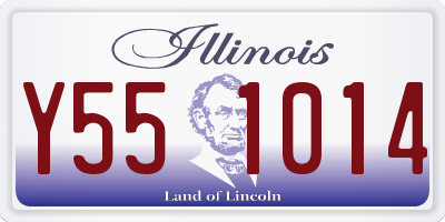 IL license plate Y551014