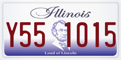 IL license plate Y551015
