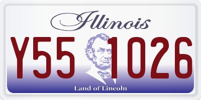 IL license plate Y551026