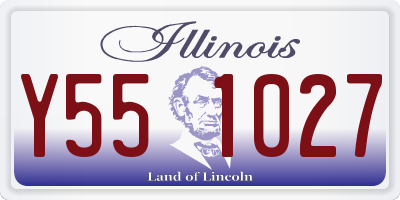 IL license plate Y551027