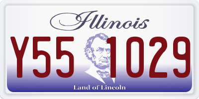 IL license plate Y551029