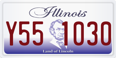 IL license plate Y551030