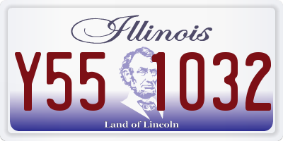 IL license plate Y551032