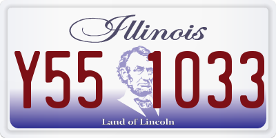 IL license plate Y551033