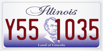 IL license plate Y551035