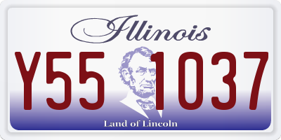IL license plate Y551037