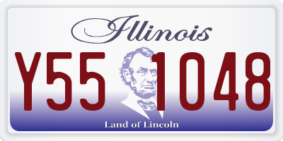 IL license plate Y551048