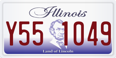 IL license plate Y551049