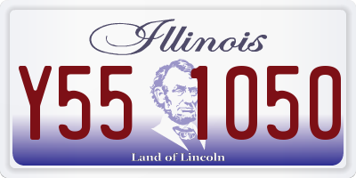 IL license plate Y551050
