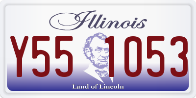 IL license plate Y551053