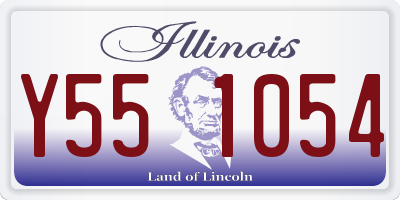 IL license plate Y551054