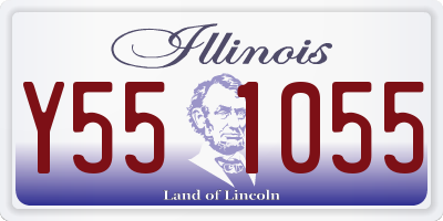 IL license plate Y551055