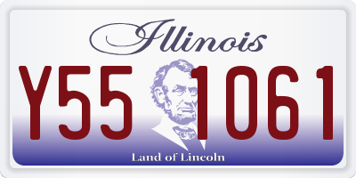 IL license plate Y551061