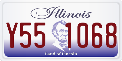 IL license plate Y551068