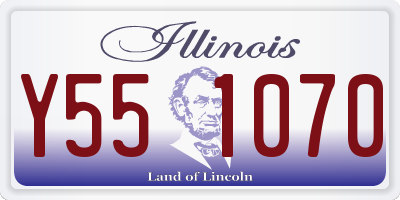 IL license plate Y551070