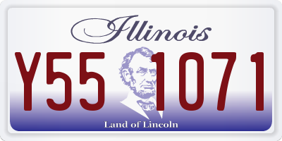 IL license plate Y551071