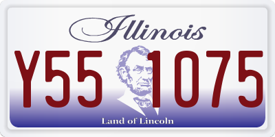 IL license plate Y551075