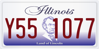 IL license plate Y551077