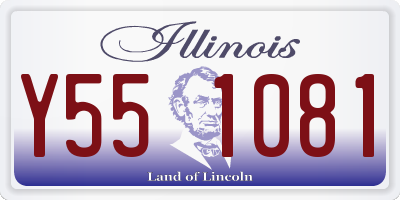 IL license plate Y551081