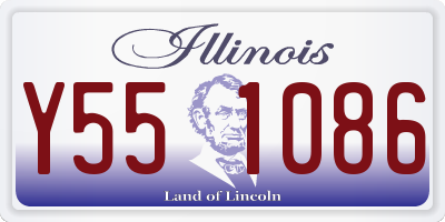 IL license plate Y551086