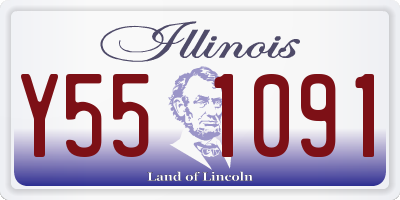 IL license plate Y551091