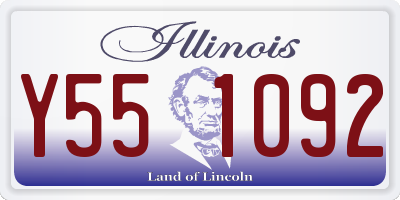 IL license plate Y551092