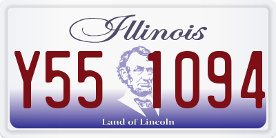 IL license plate Y551094