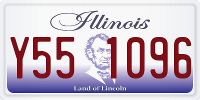 IL license plate Y551096