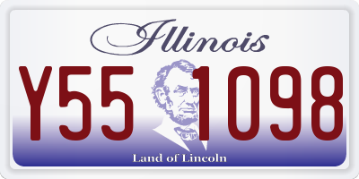 IL license plate Y551098