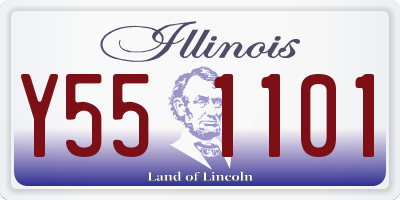 IL license plate Y551101