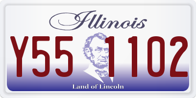 IL license plate Y551102