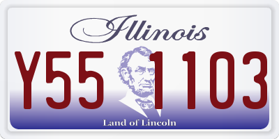 IL license plate Y551103