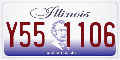 IL license plate Y551106
