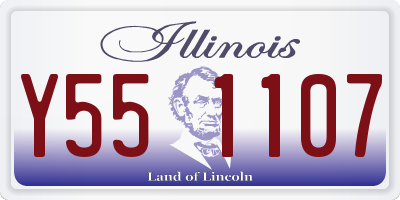 IL license plate Y551107