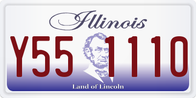 IL license plate Y551110