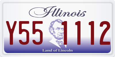 IL license plate Y551112