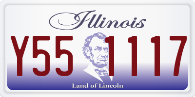 IL license plate Y551117