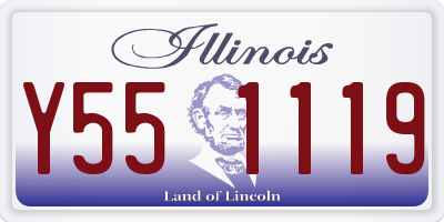 IL license plate Y551119