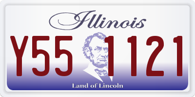 IL license plate Y551121