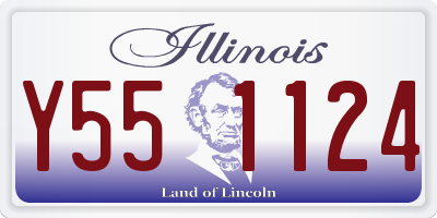 IL license plate Y551124