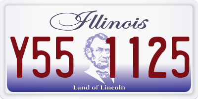 IL license plate Y551125
