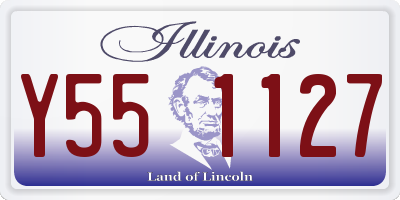 IL license plate Y551127