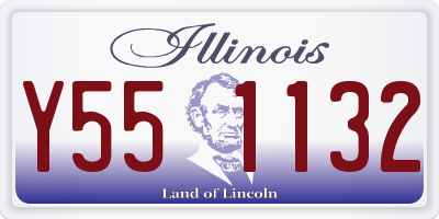 IL license plate Y551132