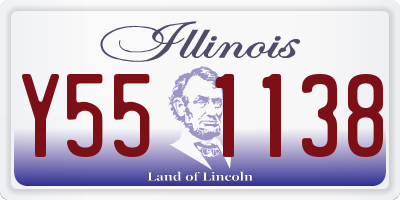 IL license plate Y551138