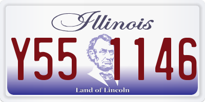 IL license plate Y551146